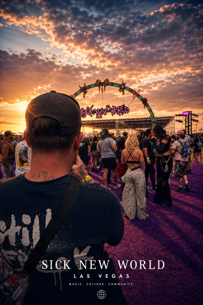 Daniel in Las Vegas Daniel auf dem Sick New World Festival in Las Vegas