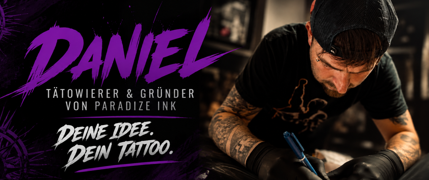 Daniel Rohmann - Tätowierer & Gründer Paradize INK Tattoo Mömlingen
