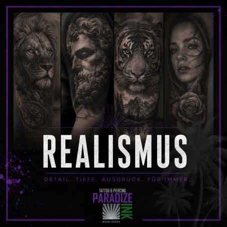Realismus Tattoos Realismus Tattoos bei Paradize INK in Mömlingen